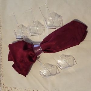 Vintage Lucite knapkin rings